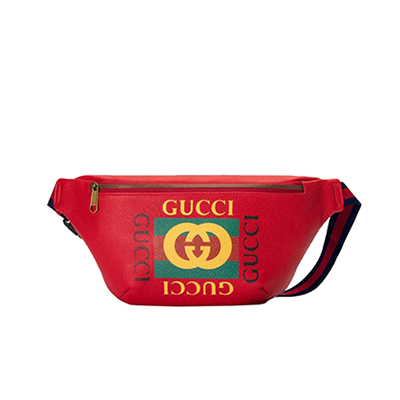 [스페셜오더]GUCCI 493869-8832 구찌 그린가죽 프린트 로고 레플리카벨트백