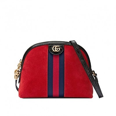 [스페셜오더]GUCCI 499621-2863 구찌 오피디아 스웨이드 스몰 숄더백