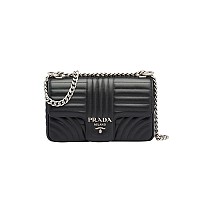 [스페셜오더]PRADA-1BD108 프라다 화이트 다이어그램 미디엄 숄더백