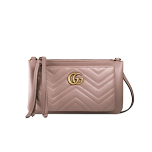 GUCCI-453878 1000 구찌 GG 마몽 파우치 블랙 숄더 스트랩 백