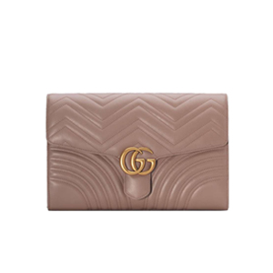 [스페셜오더]GUCCI-498079 4430 구찌 GG 마몽 페트롤 블루 벨벳 클러치