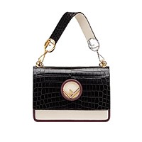 [스페셜오더]FENDI-8BT284 팬디 주얼 아플리케 장식 블랙 칸아이백