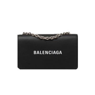 BALENCIAGA-502027 발렌시아가 화이트 스몰 에브리데이 체인 숄더 지갑