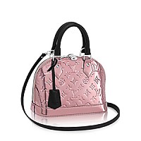 [스페셜오더]LOUIS VUITTON-M52481 루이비통 핑크 에삐 레더  스티커 장식 알마 BB