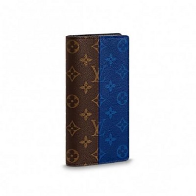 [스페셜오더]LOUIS VUITTON-M67765 루이비통 느와르 퀴르 토뤼옹 가죽 LV 써클 시그니처 브라짜 월릿