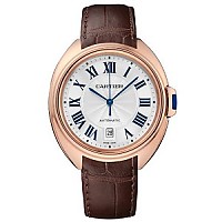 [스페셜오더]Cartier-까르띠에 끌레 드 스틸 가죽스트랩 워치40mm