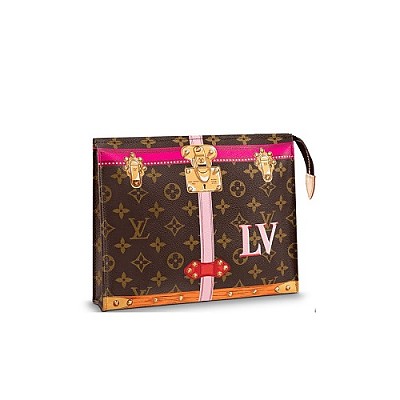 LOUIS VUITTON-M43997 루이비통 모노그램 스티커 장식 토일렛 파우치 26