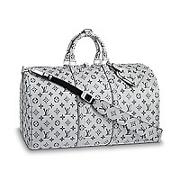 LOUIS VUITTON-M11596 루이비통 블랙 브러시드 모노그램 키폴 반둘리에 50