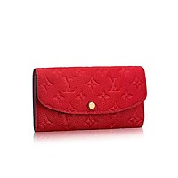 [스페셜오더]LOUIS VUITTON-M64202 루이비통 모노그램 핑크 플라워 프레스 버튼 에밀리 월릿