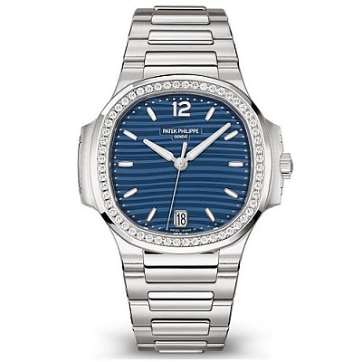 [스페셜오더]PATEK PHILIPPE-7118 파텍 필립 노틸러스 데이트 스틸 블루 시계 35mm