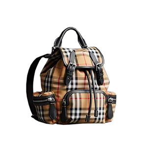 [스페셜오더]BURBERRY-4068951 버버리 라이트블루 로고 프린트 Rucksack 럭색 라지 백팩