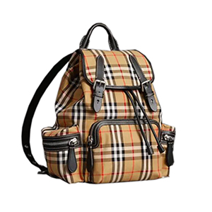 [스페셜오더]BURBERRY-4068951 버버리 라이트블루 로고 프린트 Rucksack 럭색 라지 백팩