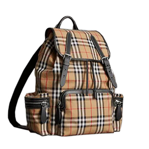 [스페셜오더]BURBERRY-4068951 버버리 라이트블루 로고 프린트 Rucksack 럭색 라지 백팩