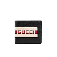 [스페셜오더]GUCCI-408827-7572 구찌 그린/화이트 자카드 스트라이프 오렌지가죽 반지갑