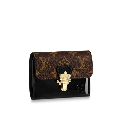 [스페셜오더]LOUIS VUITTON-M61912 루이비통 모노그램 페이턴트 느와르 체리우드 컴팩트 월릿