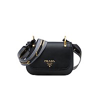 [스페셜오더]PRADA-1BD110 프라다 화이트 멀티컬러 패브릭 숄더스트랩 숄더백