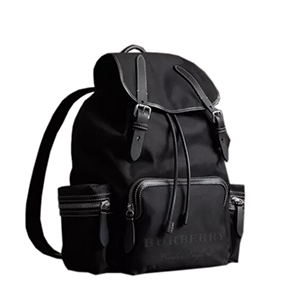 [스페셜오더]BURBERRY-4068951 버버리 라이트블루 로고 프린트 Rucksack 럭색 라지 백팩