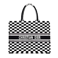 [스페셜오더]DIOR-M1286ZR 크리스찬 디올 그레이 까나쥬 자수 BOOK TOTE 백