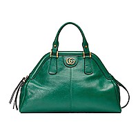 [스페셜오더]GUCCI-516459 8774 구찌 블루 르(벨) 스웨이드 미디엄 탑 핸들 토트백