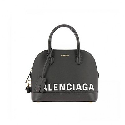 [스페셜오더]BALENCIAGA-518873 발렌시아가 블랙 빌 탑 핸들 숄더백 S