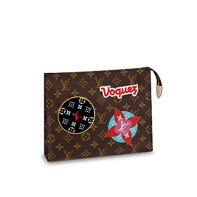 [스페셜오더]LOUIS VUITTON-M43614 루이비통 모노그램 트롱프 뢰유 스크린 프린트 토일렛 파우치26