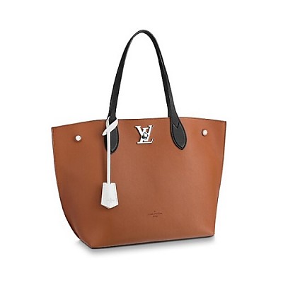 [스페셜오더]LOUIS VUITTON-M55028 루이비통 느와르 LOCKME GO 락미 고 토트백