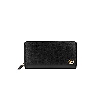 [스페셜오더]GUCCI-‎428736 1000 구찌 블랙 GG 마몽 짚 어라운드 지갑