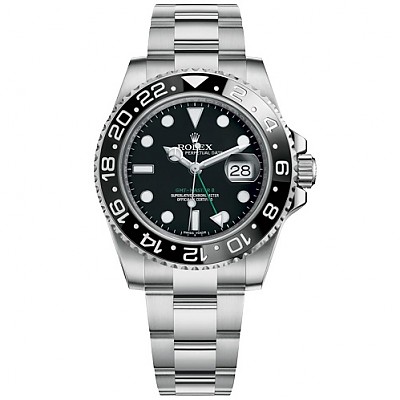 ★[AR팩토리]ROLEX-롤렉스 GMT-마스터 II 세라믹 베젤 에버로즈 골드 블랙 40mm