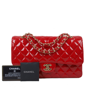 [스페셜오더]CHANEL-A01112 샤넬 블랙&레드 페이던트 실버 클래식 더블 플랩백