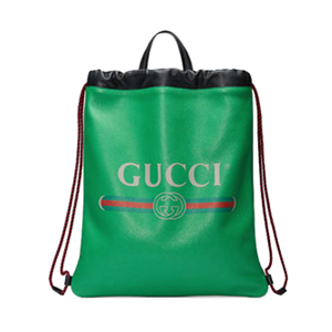 [스페셜오더]GUCCI-494053 8132 구찌 Gucci Coco Capitan 프린트 가죽 드로우스트링 백팩 화이트