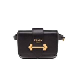 [스페셜오더]PRADA-1BL004 프라다 카이에 송아지 가죽 힙색 와인 