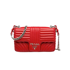 [스페셜오더]PRADA-1BD108 프라다 화이트 다이어그램 미디엄 숄더백