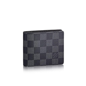 LOUIS VUITTON-N64010 루이비통 다미에 코발트 옐로우 라티튜드 패턴 슬렌더 월릿