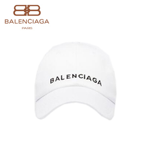 BALENCIAGA-474622 발렌시아가 로고 자수 장식의 클래식 베이스볼 캡 남녀공용 (2컬러)