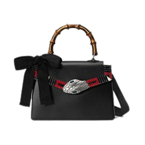 [스페셜오더]GUCCI-453751 9095 구찌 릴리트 레드가죽 스몰 탑 뱀부 핸들백