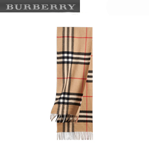 BURBERRY-39546731 버버리 클래식 스톤 체크 캐시미어 스카프 남녀공용