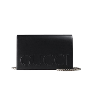 GUCCI-421850 6433 구찌 XL 양각 로고 레드가죽 미니 크로스 바디백