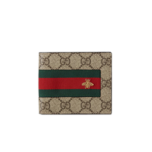 GUCCI-408827 1060 구찌 web 디테일 블랙가죽  2단 지갑