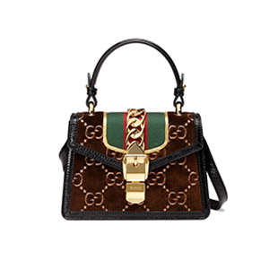 [스페셜오더]GUCCI-470270 8457 구찌 실비 레드가죽 미니 탑핸들백