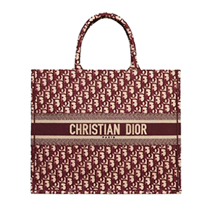 [스페셜오더]DIOR-M1296 디올 블루 DIOR OBLIQUE 자수 데님 스몰 DIOR BOOK TOTE 백