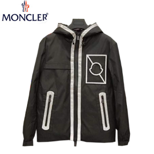 MONCLER-082816 몽클레어 블랙 로고 패치 장식 패딩 남성용