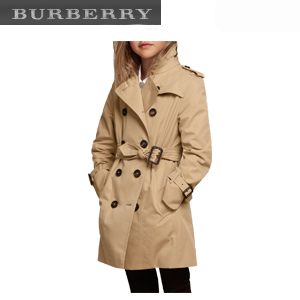 [스페셜오더]BURBERRYI-40095591 버버리 샌드링엄 헤리티지 네이비 트렌치코트 아동용