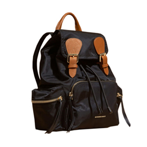 [스페셜오더]BURBERRY-4068951 버버리 라이트블루 로고 프린트 Rucksack 럭색 라지 백팩