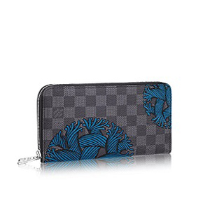 [스페셜오더]LOUIS VUITTON-N64014 루이비통 다미에 코발트 옐로우 라티튜드 패턴 지피 오거나이저