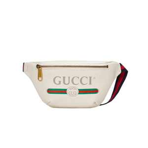 [스페셜오더]GUCCI-527792 8164 구찌 블랙 가죽 구찌 프린트 스몰 벨트 백