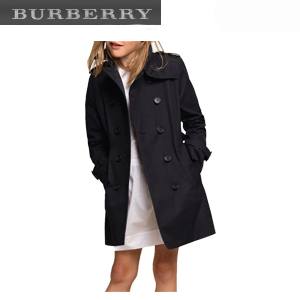 [스페셜오더]BURBERRYI-40094991 버버리 샌드링엄 헤리티지 블랙 트렌치코트 아동용