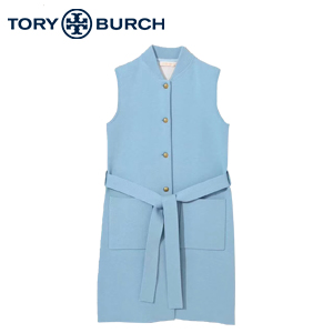 [스페셜오더]TORY BURCH 토리버치 블랙 캐시미어 스웨터 베스트 여성용