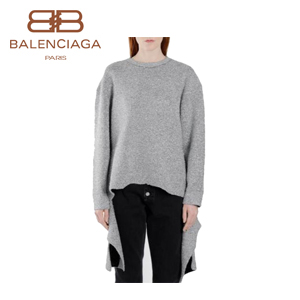 BALENCIAGA-502570 발렌시아가 루렉스 드레이프 스웨터 여성용