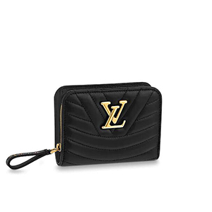 [스페셜오더]LOUIS VUITTON-M63791 루이비통 핑크 송아지 가죽 뉴 웨이브 지퍼 컴팩트 월릿