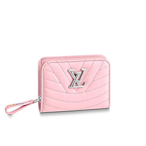 [스페셜오더]LOUIS VUITTON-M63790 루이비통 레드 송아지 가죽 뉴 웨이브 지퍼 컴팩트 월릿